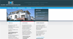 Desktop Screenshot of he-immobilien.de